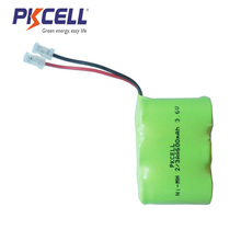 ni-mh 3.6v 2 / 3aa 600mah batería 2 / 3aa paquete de batería recargable nimh